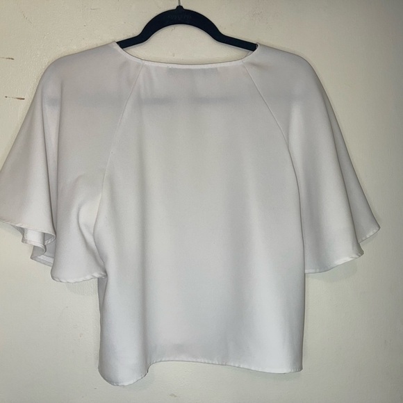Zara Elegant White Blouse - Picture 6 of 6